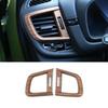 Peach Wood Grain 2X Side Air Outlet Vent Cover Trim For Honda CR-V CRV 2017-2022