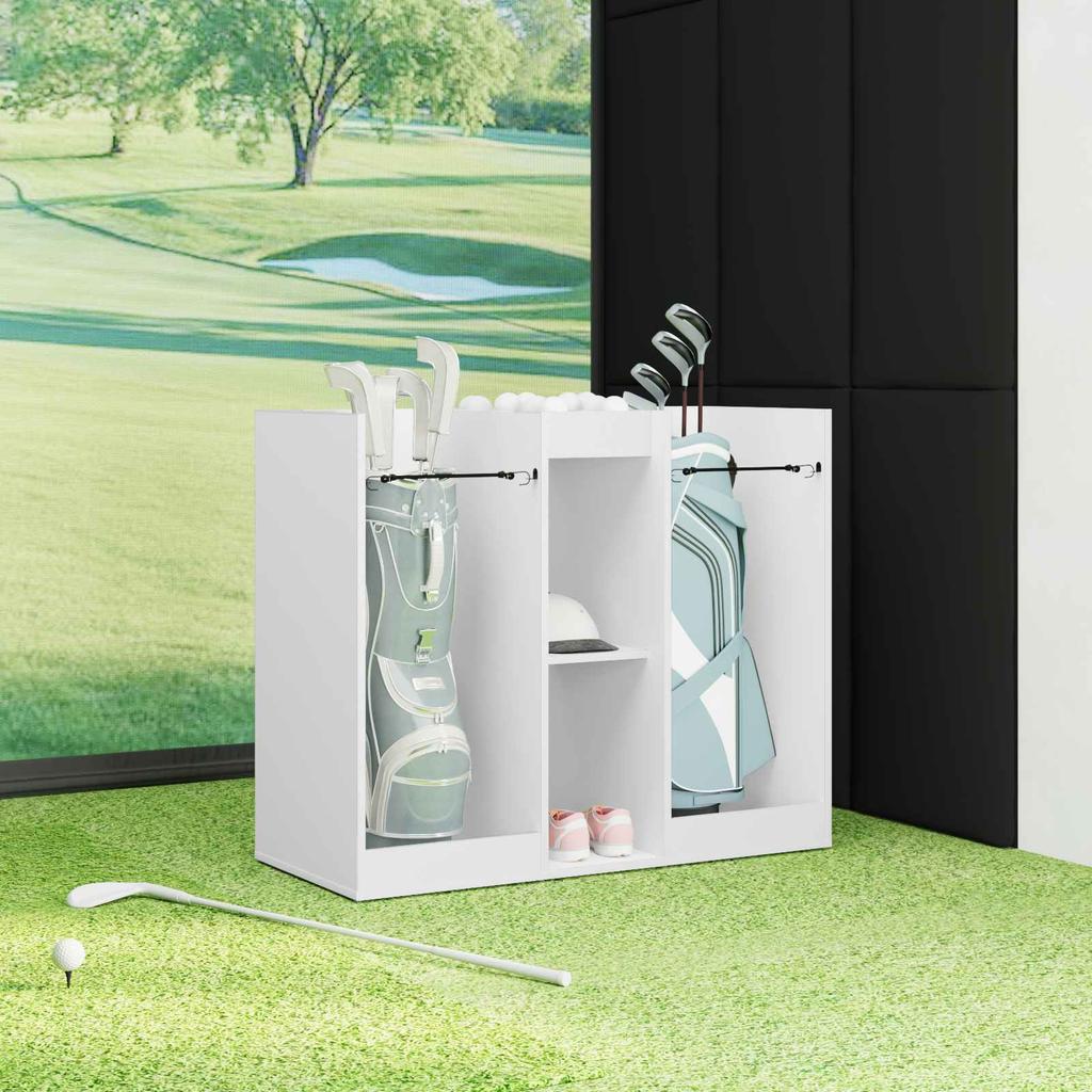 Golf Cabinet Solid White 102 X 45 X 85.5 Cm