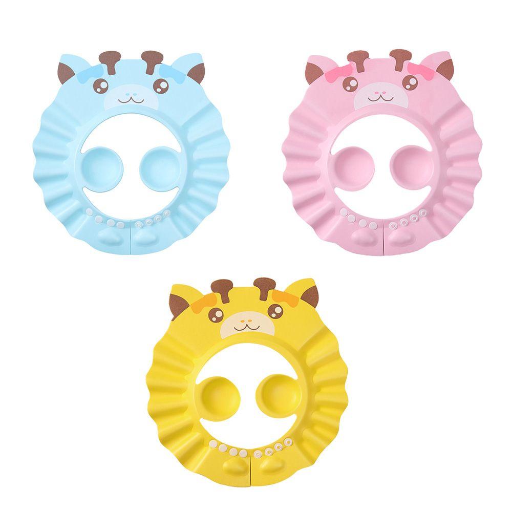 Safe Ear Protection Bathing Baby Shower Cap Bath Head Cover Hair Wash Hat Shampoo Artifact