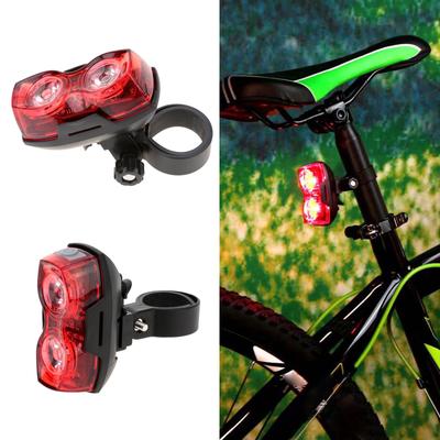 Bicycles Cycling Tail Ligh Bicycles Lights 2 LED Bike Rear Lights 3 Modes Red Bright Safety Battery Bicycles Accessories