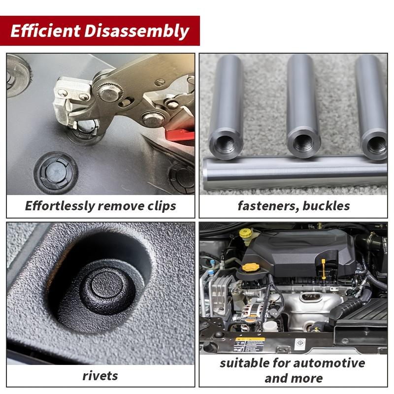 Stainless Steel Automotive Snap Pliers | Fastener Remover with Ergonomic Grip for Mechanics, Garage Workshop Users, Automotive Repair Enthusiasts