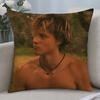 Actor Rudy Pankow JJ Maybank Cushion Cover Cushion Covers Natural Linen Breathable Sofa Bedroom Decor Pillowcase