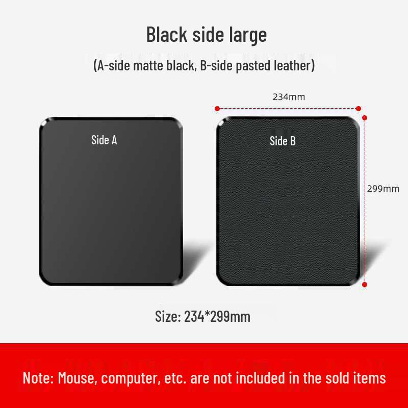 Smooth Resin Gaming Mouse Pad - Small & Large, Dirt-Resistant for Office & Laptop