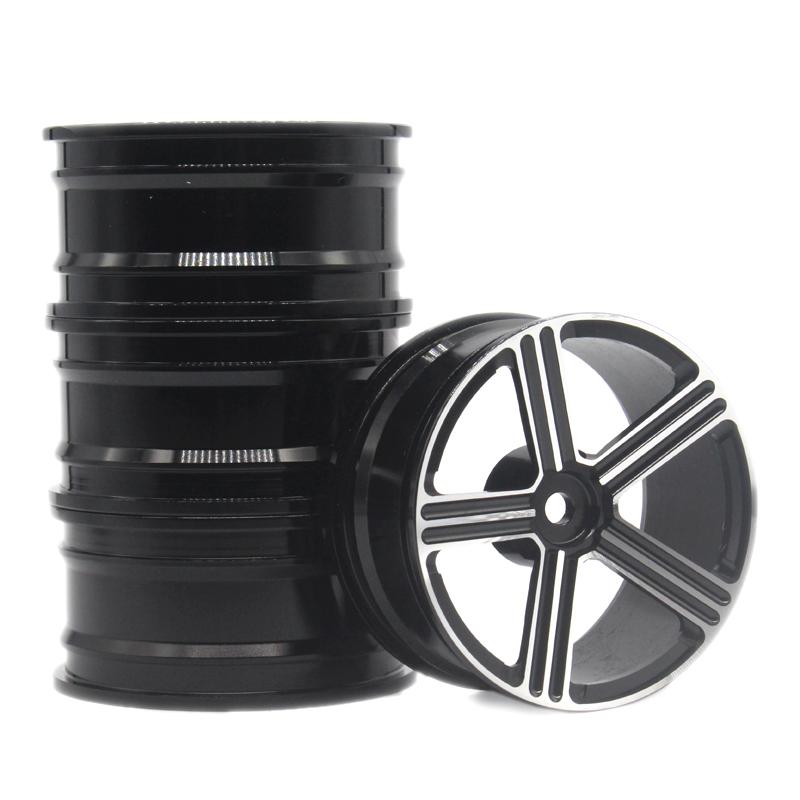 Replacement Aluminum Alloy Metal Wheel Rim Hub Upgraded Repair Parts For 1:10 Tamiya Tt-01 Tt-02 Xv-01 Hsp Hpi Rc Car Wheel
