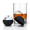 Silicone Sphere Ice Mold with Lid Food-Grade Ice Ball Tray for Whiskey Cocktails Easy-Release Leak-Proof Ice Cube Maker for Freezer