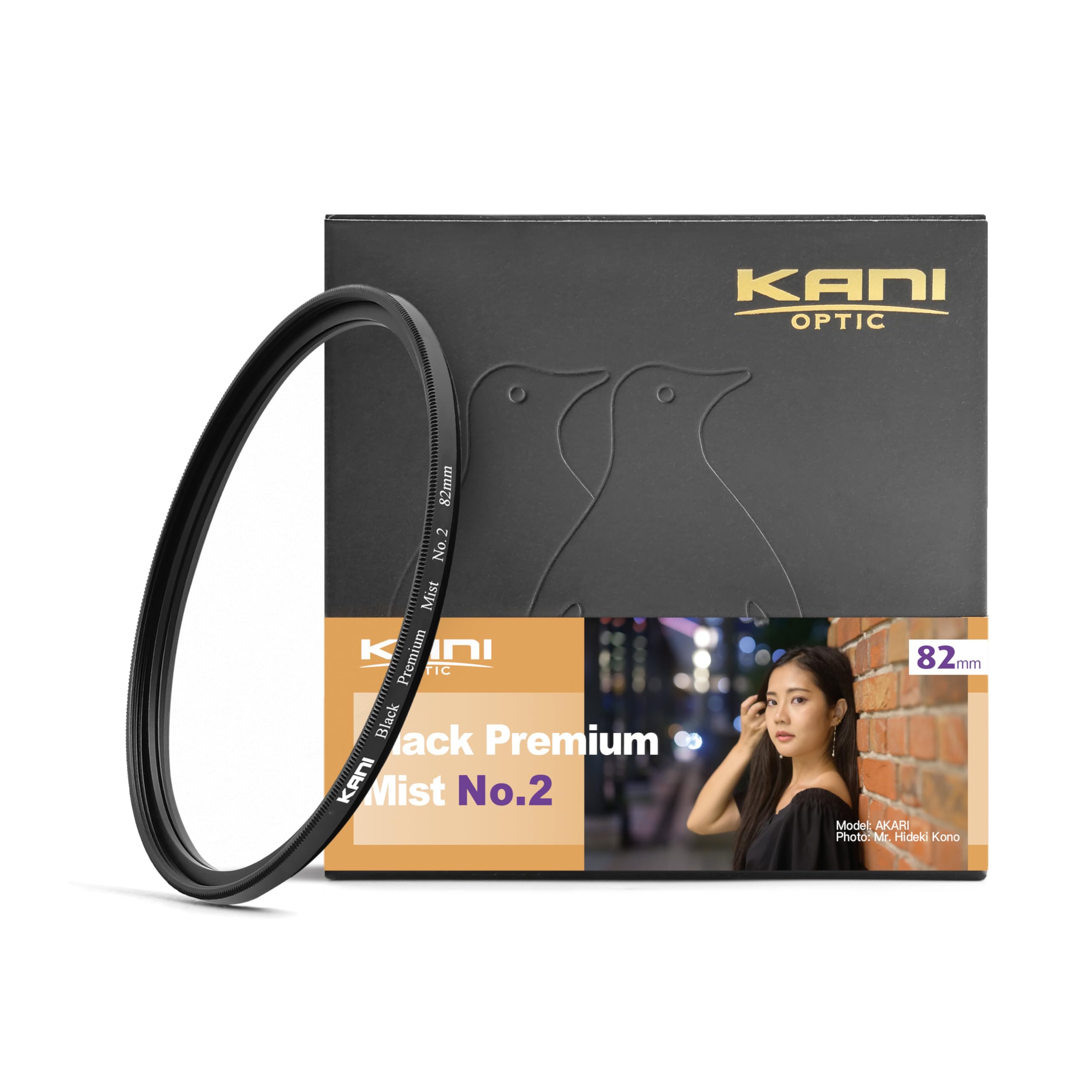 

KANI 82mm Soft Filter Black Premium Mist Black Mist Effect Contrast Adjustment Low Reflection Water Repellent Oil Repellent Stain Resistant Nano