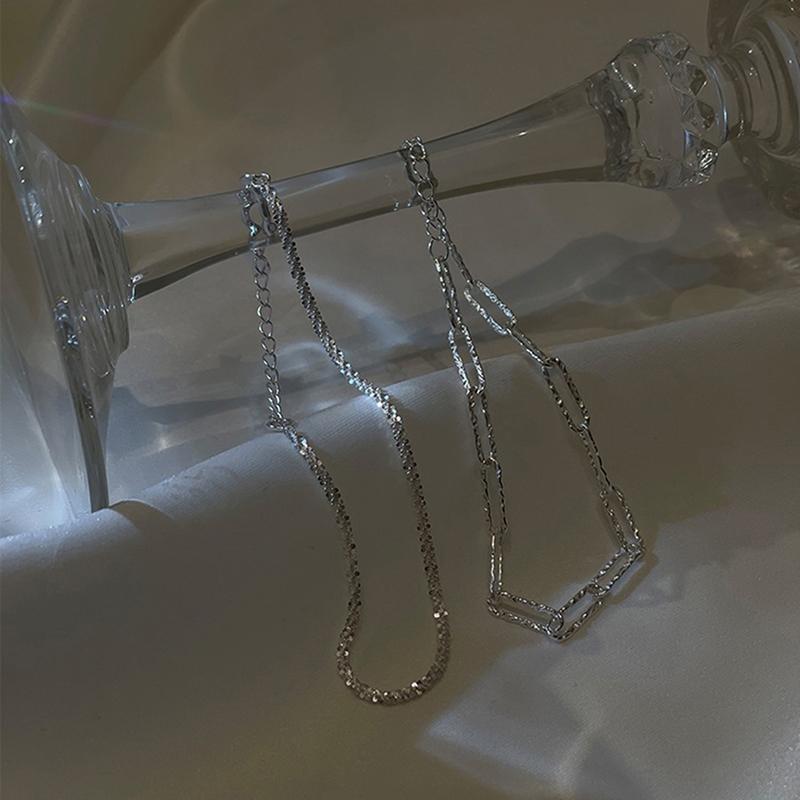 1/2Pcs Silver Colour Sparkling Bracelet Exquisite Adjustable Bangle