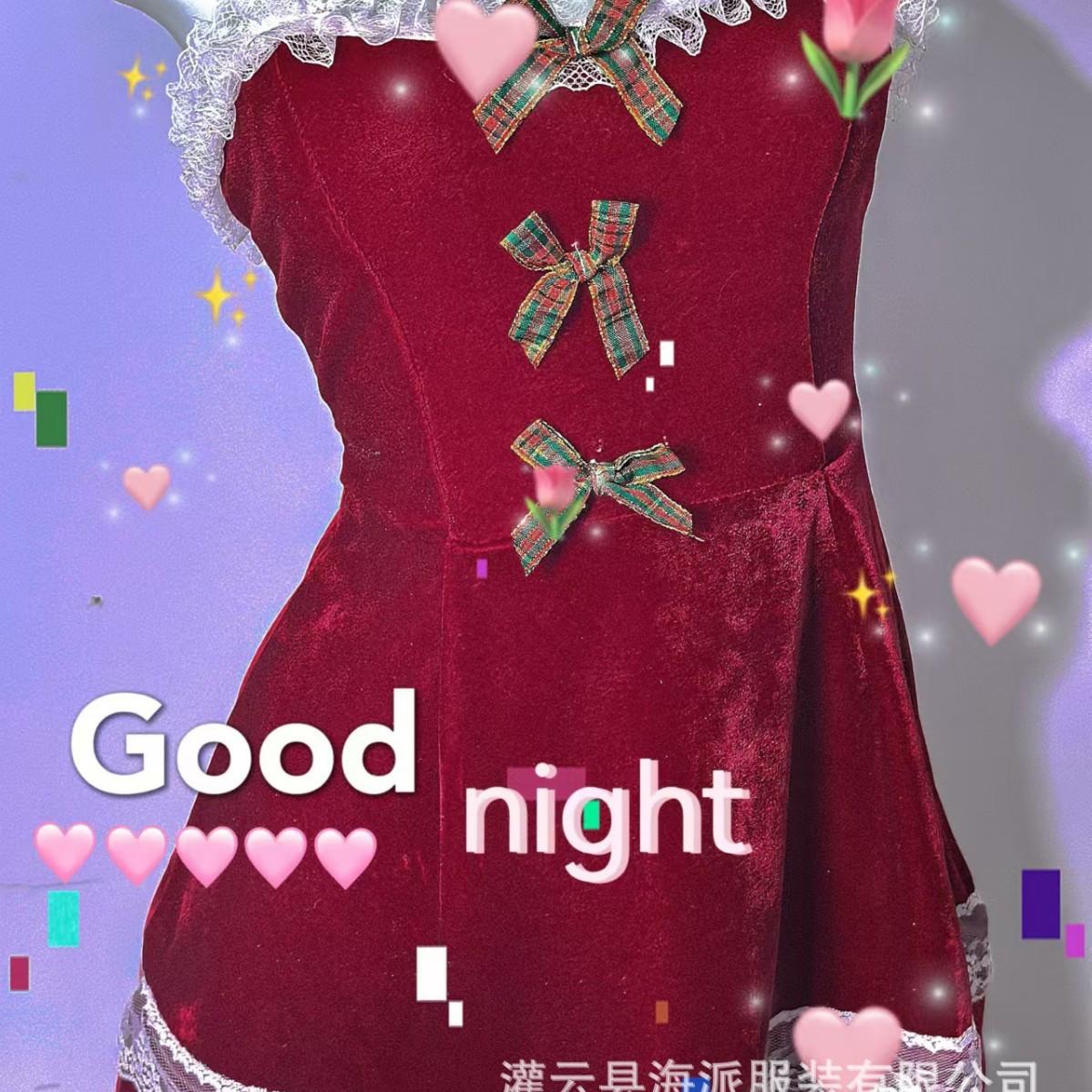 

Новое рождественское милое сексуальное платье для служанки с короткой юбкой без униформы, чистое сексуальное новогоднее рождественское платье One Size