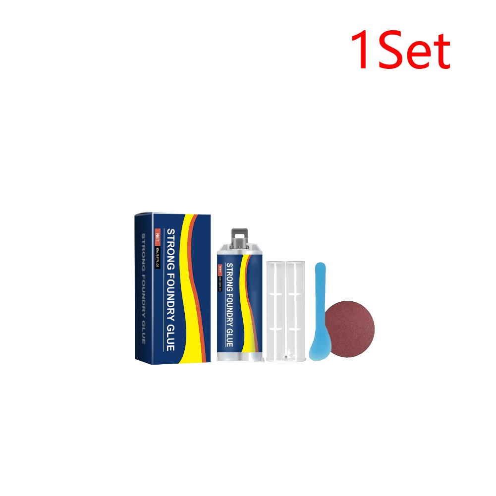 Metal Repair Glue High Temperature Resistant Casting Repair Liquid Welding Filler Metal Glue for Stainless Steel and Aluminum