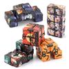 New Strange Decompression Toy Uv Print Infinite Rubik'S Cube Halloween Theme Folding And Flipping Rubik'S Cube Fingertips Rubik'S Cube