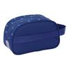 School Pencil Case with Handle - Safta - 26x12x15 Cm - Navy Blue - Polyester - Zipper Closure - Adaptable To Trolley