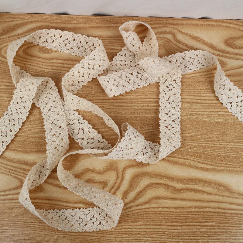 

DIY Одежда Хлопковая Нить Кружево Поставка Текстильные Аксессуары Полый Чистый Хлопок Нить Узорный Край Кружевная Отделка Кружево JH-099