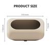 Portable Silicone Suction Cup Car Tissue Box Hole-Free Installation Hole-Free Installation Tissue Box For Bathroom Living Room