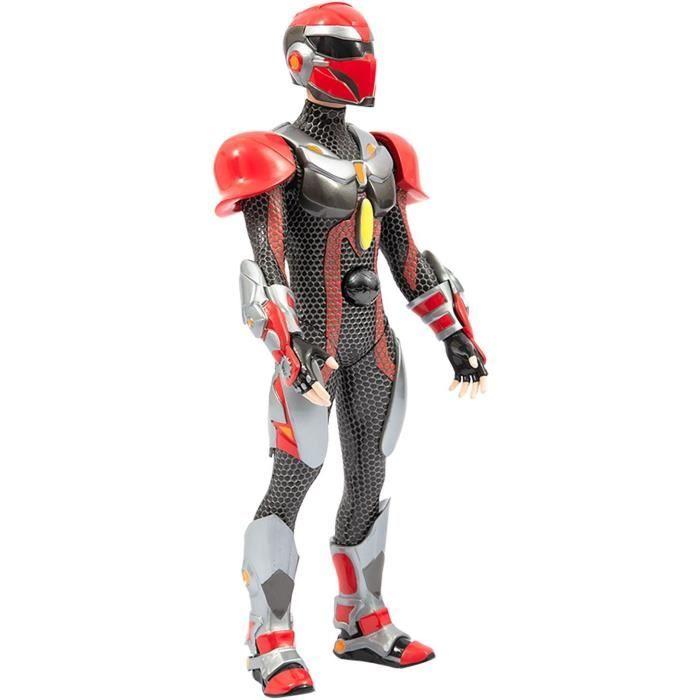 Figurine articulée - GORMITI - Scion avec projecteur Feu - Zane - 27 cm - À partir de 4 ans - GRV053