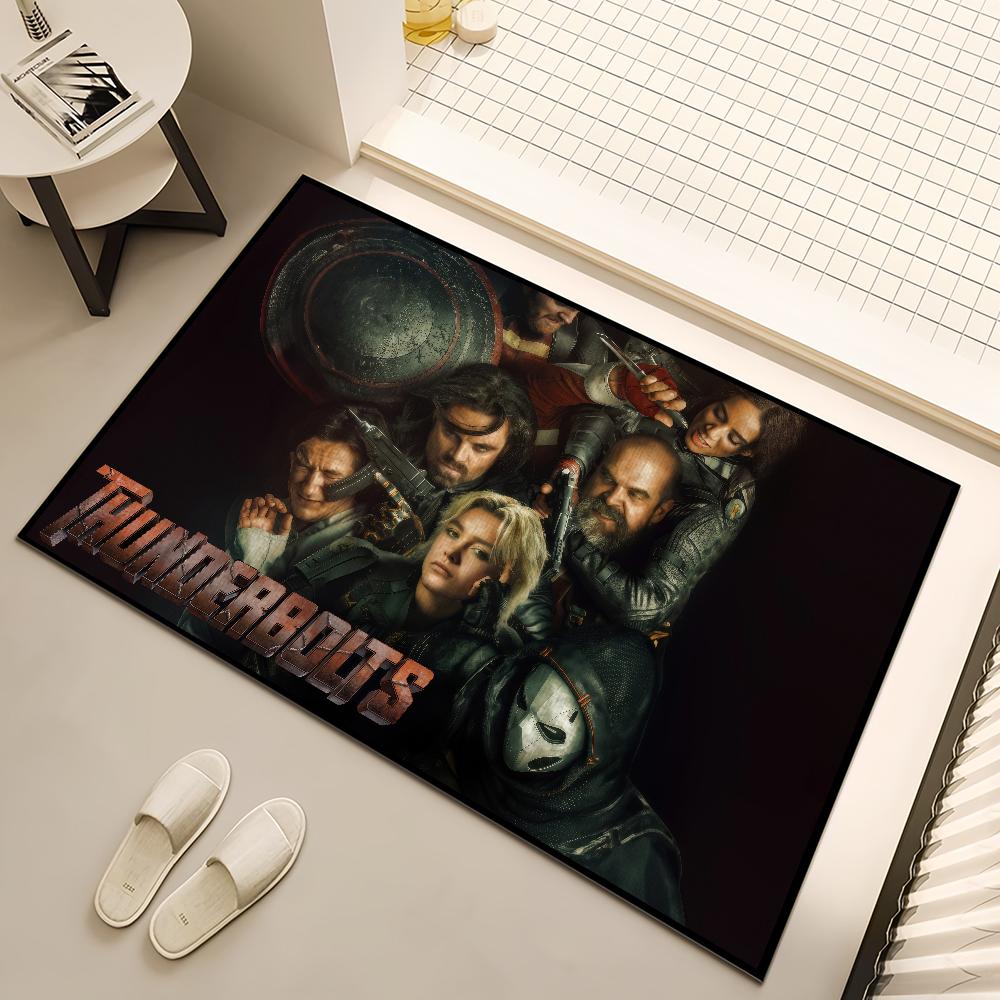Movie T-Thunderbolts Small Carpet Bedside Kitchen Bath Living Home House Bedroom Floor Mat Doormat Rug Decoration