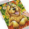 3D Diamond Embroidery Painting Animal Dog Art Rhinestone Full Square Diamond Mosaic Garden Handicraft Handmade Gift
