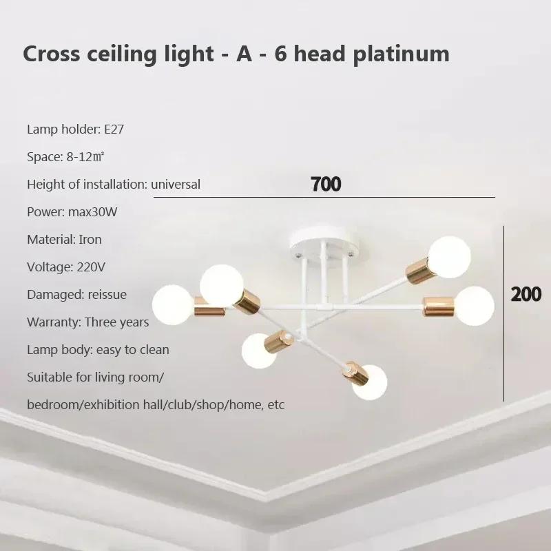 Candelabru LED modern Plafoniere minimaliste pentru sufragerie Lămpi pentru dormitor Decor pentru interior Corpuri de iluminat pentru interior Lustru