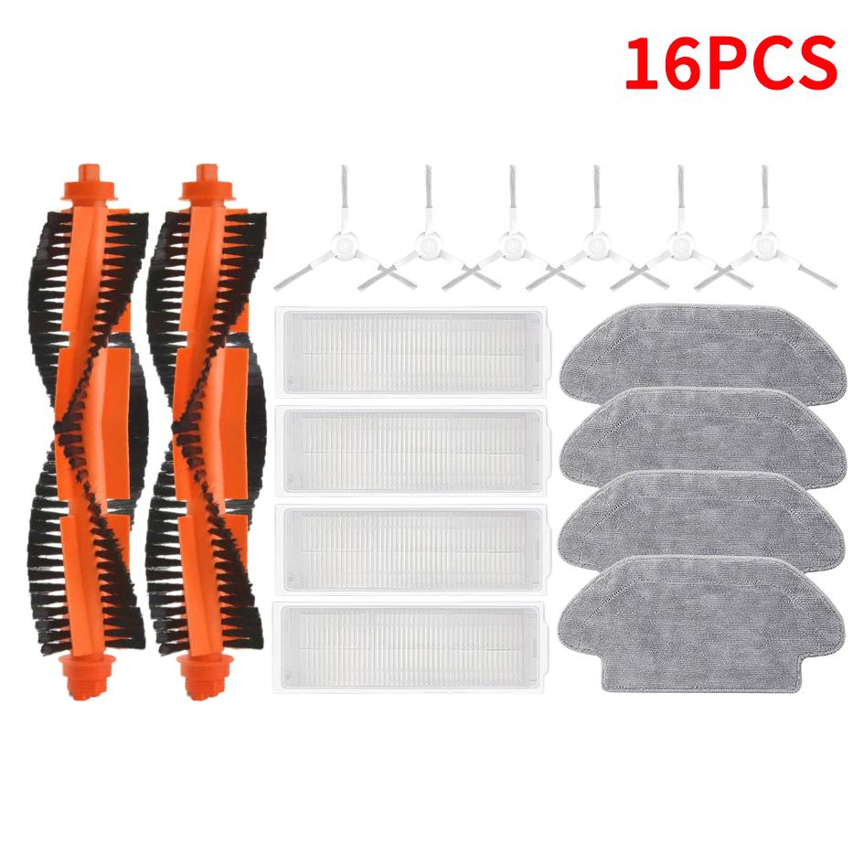 For Xiaomi Robot Vacuum S10 S12 T12 B106GL/ Mop 2S XMSTJQR2S / 3C B106CN Parts Accessories Main Side Brush Filter Mop