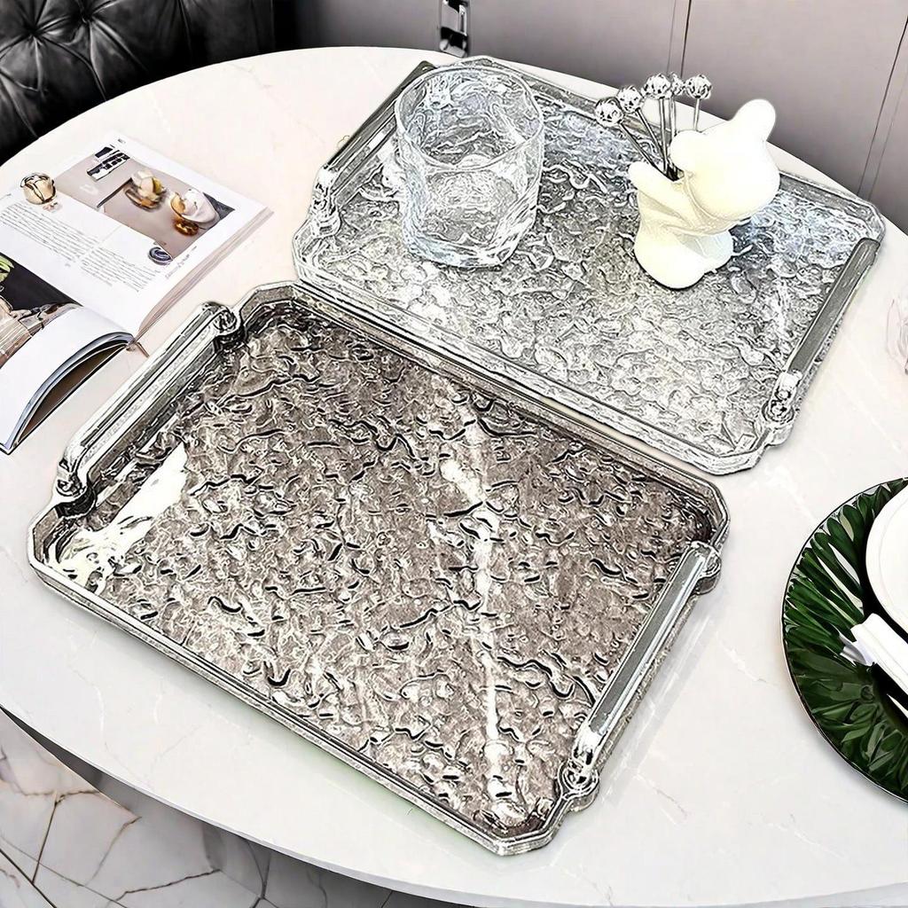 2023 Luxury Tea Tray Set: Elegant Tea & Water Cup Tray for Living Room or Club Coffee Table