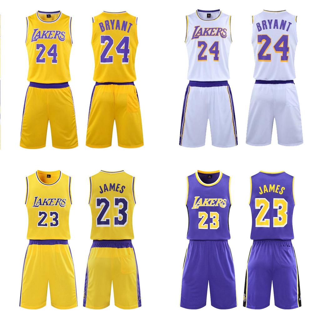Lakers Lebron James Kosárlabda Mezsese Szett Gyorsan Száradó Anyaggal Gyerekeknek és Felnőtteknek
