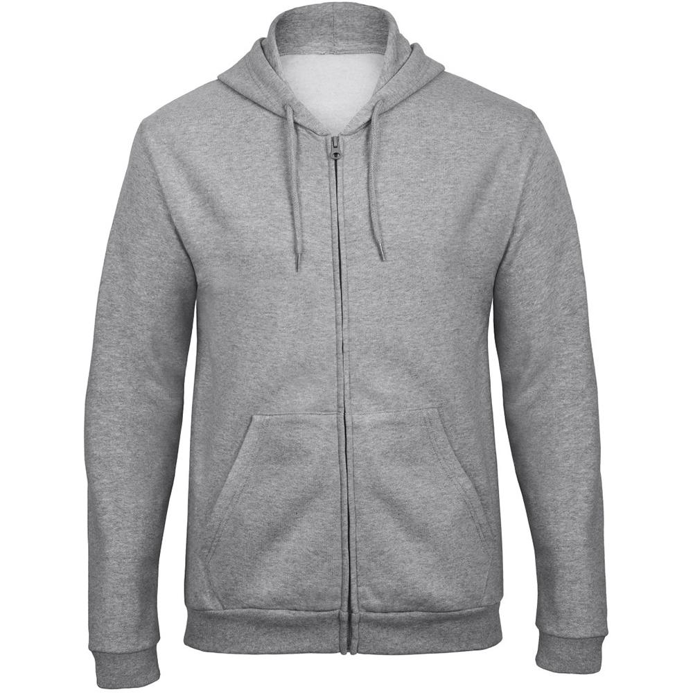 B&C Adults Unisex ID.205 50/50 Full Zip Hooded Sweatshirt