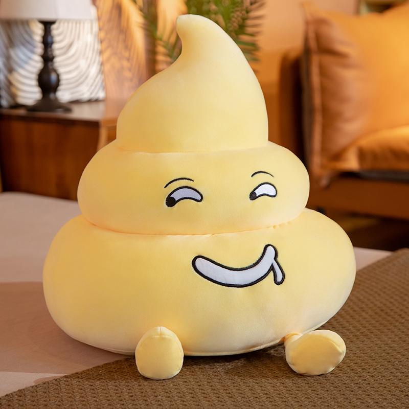 Nice 25cm/35/45CM Funny Poop Plushie Toys Simulation Faeces Pillow Stuffed Soft Creative Sofa Cushion Interesting Birthday Gifts