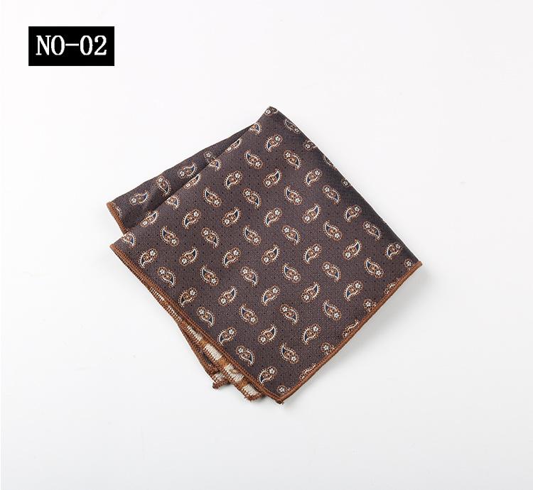 Herren-Taschentuch, Hochzeits-Hochzeits-Bräutigam-Bankett-Zeremonie-Geschäfts-Brusttuch, Kleines quadratisches Tuch, Taschentuch, Hochwertige Polyesterseide