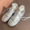 Fashion Fashionable Casual Women's Shoes 2025 Spring Summer Lace Up Round Toe Low Heels Sneakers Outside Comfy Flat Sneakers Mujer