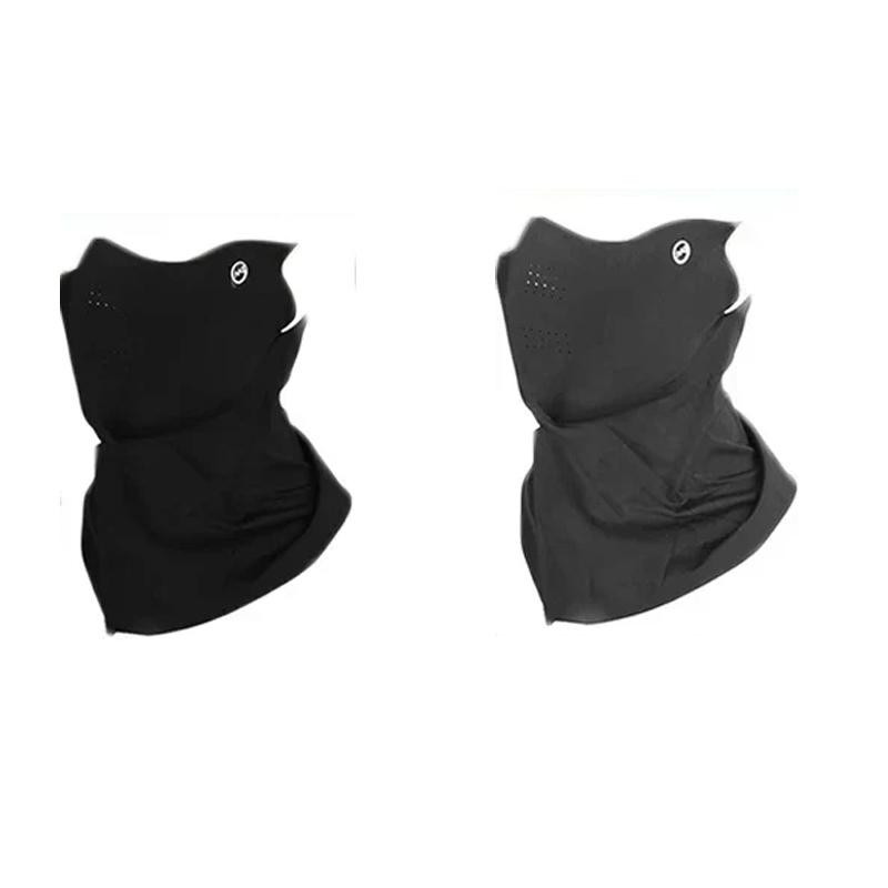 1/2 Pieces Women Summer UV Protection Neck Scarf Ice Silk Face Mask Cover Outdoor Wrap Cover Sports Cycling Sun Proof Sunscreen Dustproof