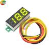 0.28 Inch DC LED Digital Voltmeter 0-100V Voltage Meter Auto Car Mobile Power Voltage Tester Detector 12V Red Green Blue Yellow