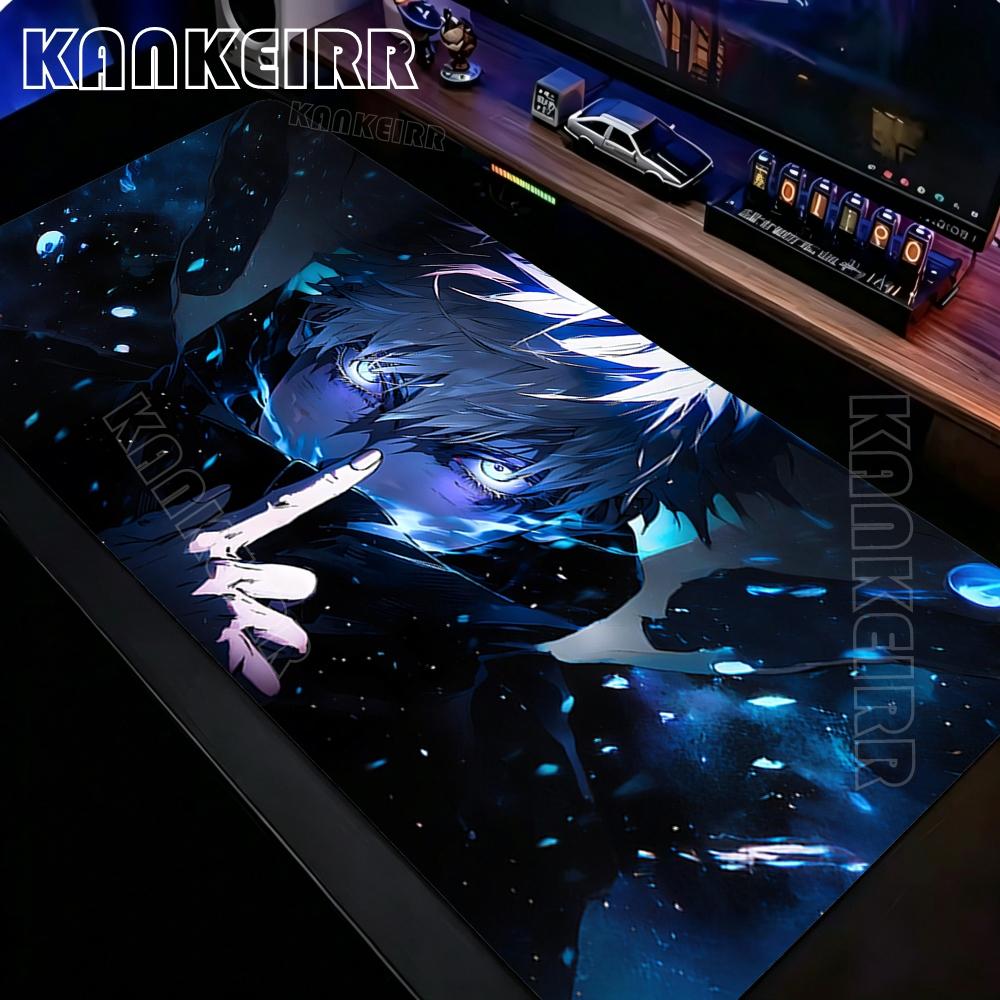 Anime Supernatural Jujutsu Kaisen Mouse Pad Natural Rubber Mousepad Large Gaming Lockedge Thickened Pc Table Desk Mat Big Carpet