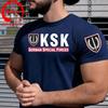 Komunisexdo Speciální síly Ksk Gerunisex Armádní speciální síly Tričko Gerunisexy Vojenská zelená Tričko Unisex Unisex Stylové Základní tričko
