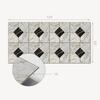 Aesthetic Vinyl Wall Covering with Print 120x60 Cm Elegant Marble Pattern