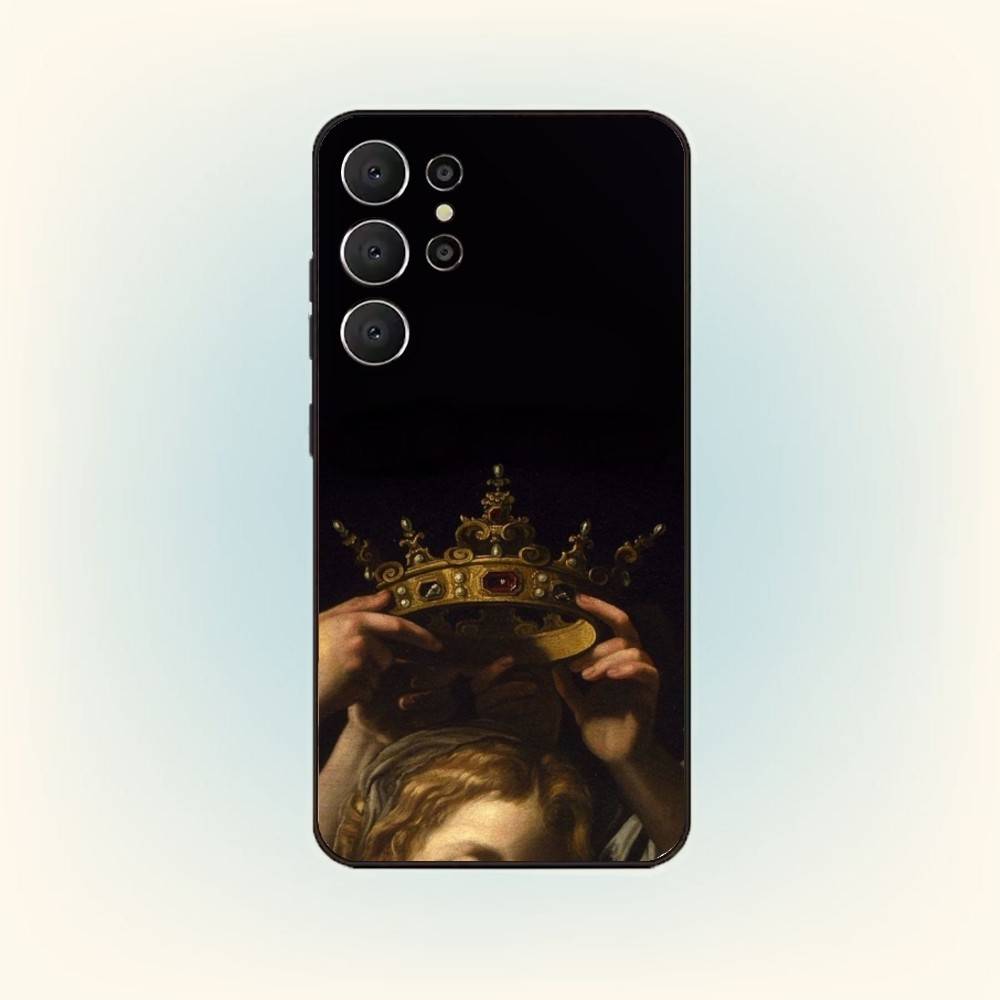 Renaissance Art Paintings Phone Case For Samsung S25,S24,S21,S22,S23,S30,Ultra,S20,FE,Lite,10,9,Black Cover