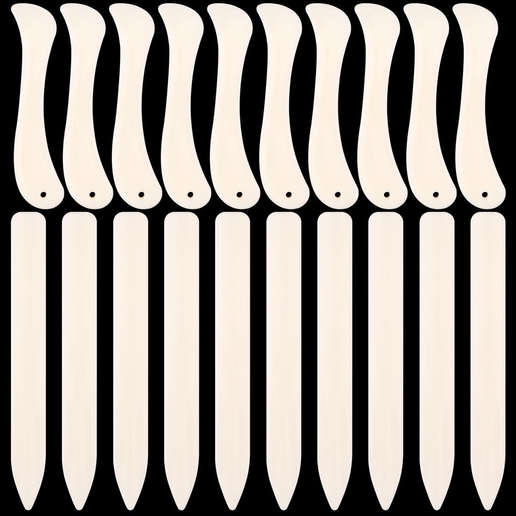 20 Pcs Bone Folder Tool, Plastic Bone Folder Crafts Scoring Folding Creasing Paper Crafting Scrapbooking Tool For Paper Leatherc