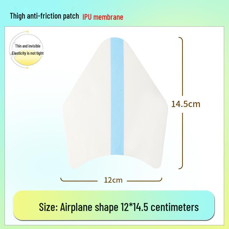 Bing Pai Anti-Chafe Transparent PU Film Stickers: Prevent Thigh & Heel Abrasion, Waterproof & Invisible