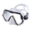Large Frame Diving Goggles Silicone Snorkeling Mask