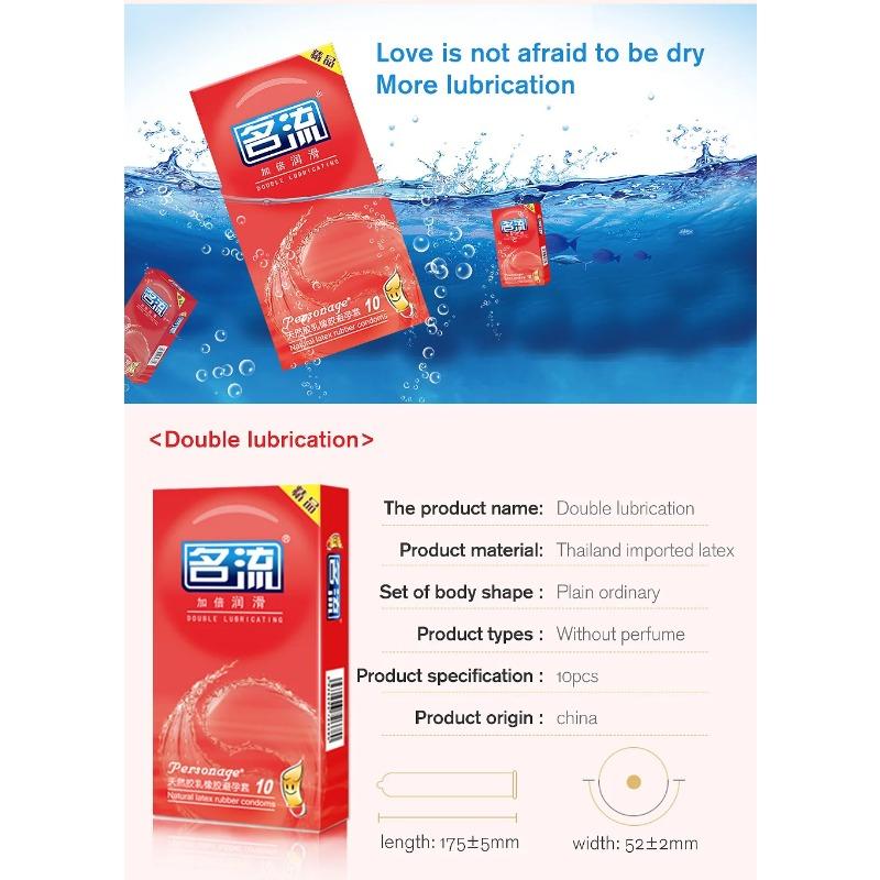 10/50pcs Condoms for Men 5 Kinds Ultra Thin Particle Thread Natural Latex Spike Condom Adult Sex Product