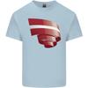Gekräuselte Lettland Flagge Lettischer Tag Fußball Kinder T-Shirt Kinder