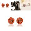 Spring 2023 Trend Basketball Baseball Volleyball Earrings With Sparkling Zirconia