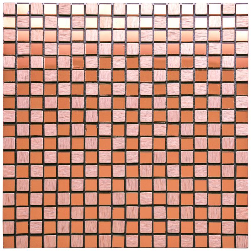 Aluminum-plastic Composite Mosaic Accent Wall Brushed Metal Glass Mosaic Accent Wall Decoration