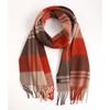 Hong Rong Unisex Wool Plaid Scarf - Warm for Autumn/Winter
