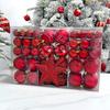Christmas Special Painted Hollow Carved Ball Gift Set for Tree Decoration