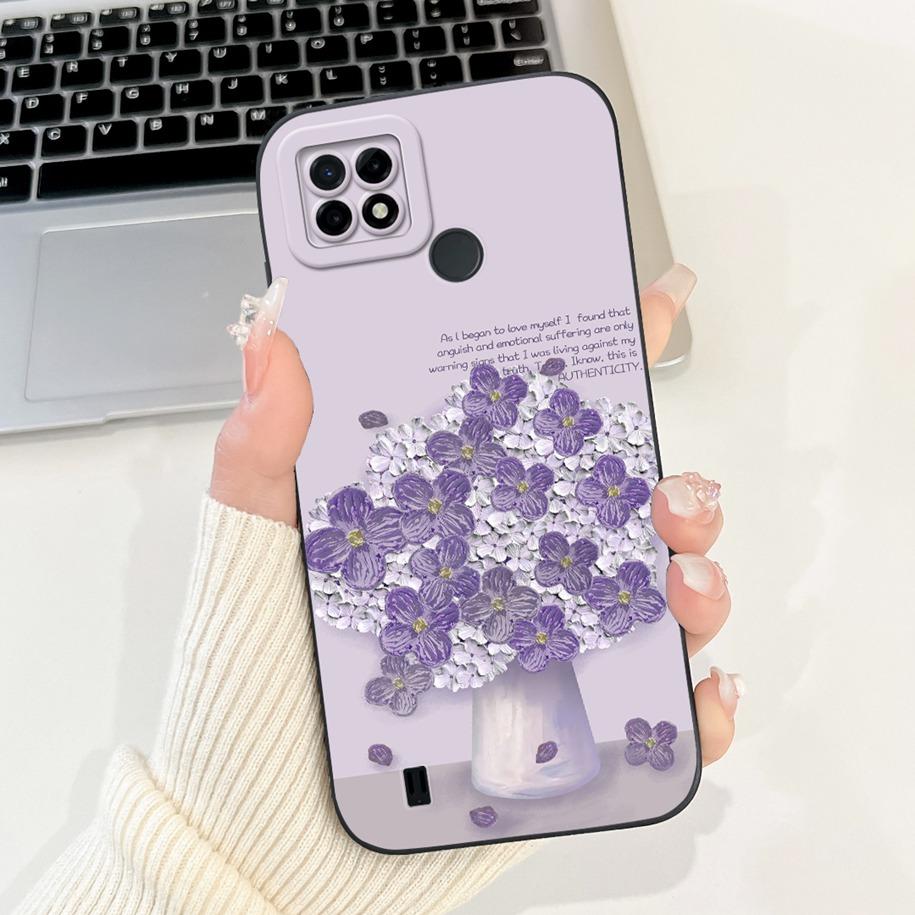 For Realme C21 RMX3201 Case Realme C25 Cover Popular Sunflower Soft Silicone Phone Case For Realme C25S C25Y C21Y C 21 C 25 Capa
