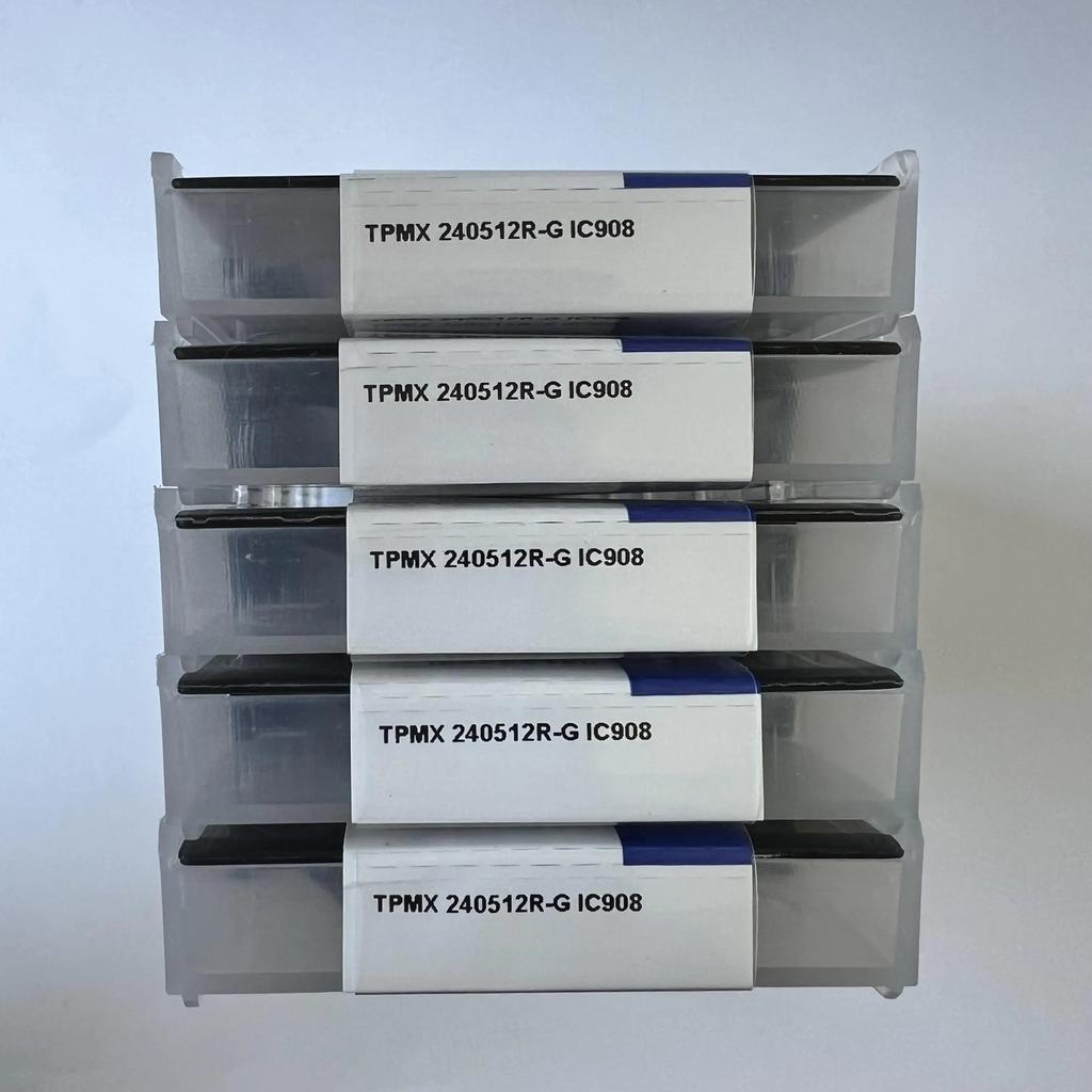 ISCAR / TPMX240512R-G IC908 / Industrial indexable carbide inserts 10 Pcs