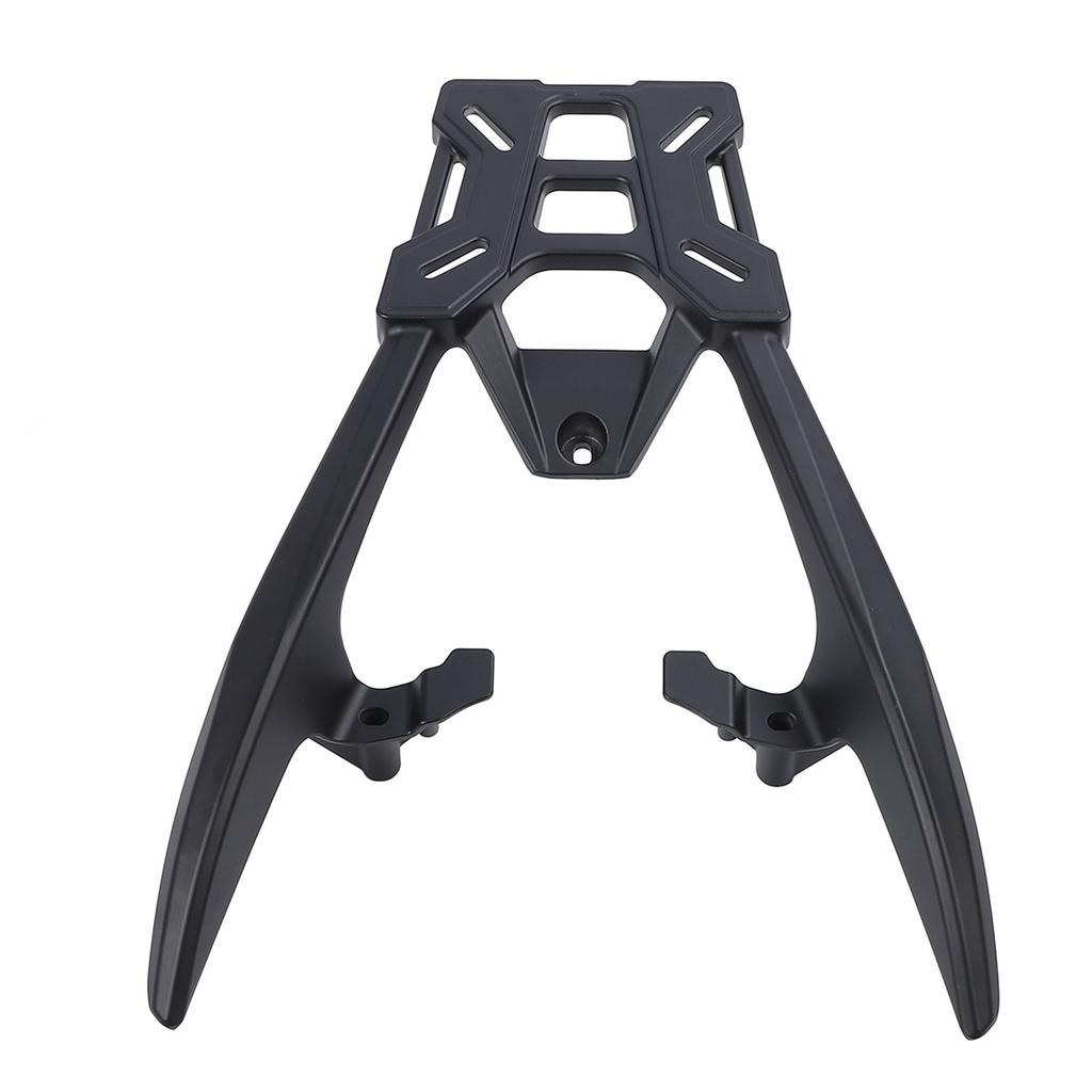 Motorrad Gepäckträger hinten Aluminiumlegierung Viel Stauraum Mattschwarzes Finish Gepäckträger