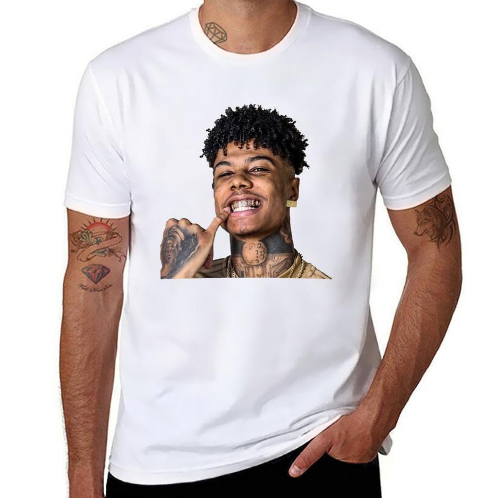 Blueface Baby TShirt Large Size Casual Short Sleeve Top