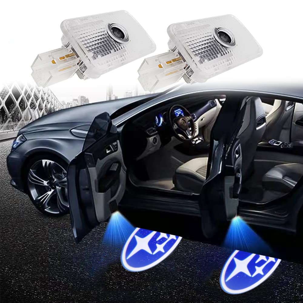 Kurtesi Light Subaru Kurtesi LED Logo for Cars, For Cars, Compatible with Replacement Types, Subaru Forester, Outback (SUBARU 02)