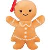 Gingerbread Man Plush Pendant - Funny Christmas Cookie Doll Keychain