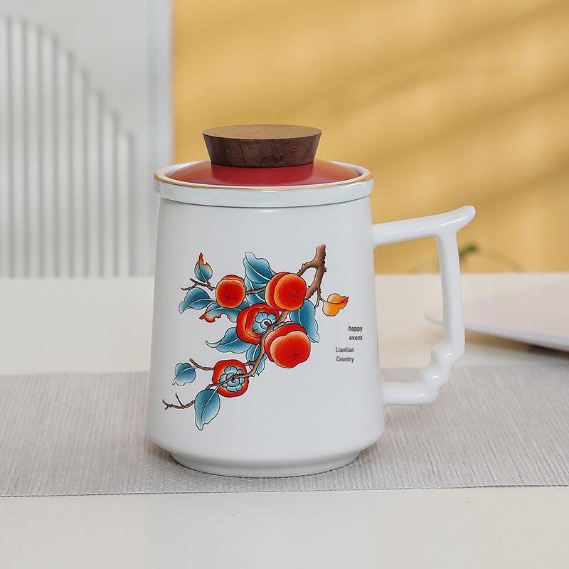 Premium Ceramic Mug with Custom Logo - Gift for Annual Company Event or Cultural Souvenir